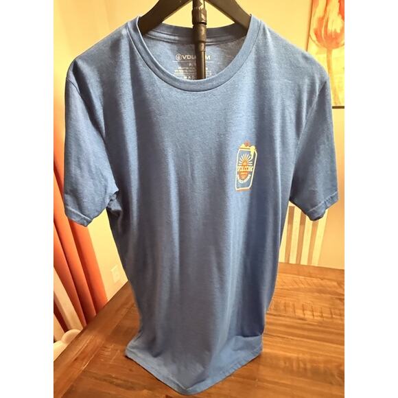 Volcom Stoke Co. Men’s Blue Graphic T-Shirt – Size Medium – Excellent Condition - Picture 1 of 7